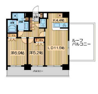 東京都文京区小石川１丁目 賃貸マンション 2LDK