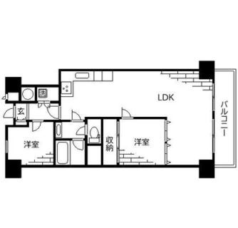 東京都文京区小石川２丁目 賃貸マンション 2LDK